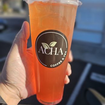 Acha Coffee & Tea - Lychee Rose Refresher (#3 Most Liked) - Coffee & Tea Near Me - San Jose, California Acha Coffee & Tea - Lychee Rose Refresher (#3 Most Liked) - Coffee & Tea Near Me - San Jose, California
