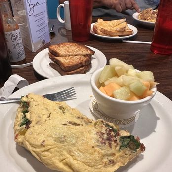 Bisbee Breakfast Club - Build your own omelette with no cheese. Fruit and gluten free toast. - Breakfast & Brunch Near Me - Tucson, Arizona Bisbee Breakfast Club - Build your own omelette with no cheese. Fruit and gluten free toast. - Breakfast & Brunch Near Me - Tucson, Arizona