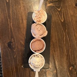 three scoops of ice cream three scoops of ice cream