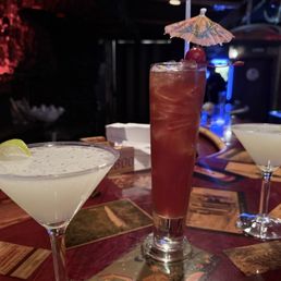 We all ordered a different drink, but got two of the same. It was not worth the visit. Bill came to 48, way over priced. We all ordered a different drink, but got two of the same. It was not worth the visit. Bill came to 48, way over priced.