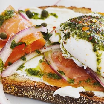Le Cafe Du Val - Salmon Toast - Cafes Near Me - Henderson, Nevada