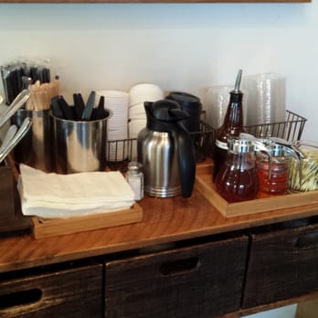 Copa Vida - Condiment area - New American Near Me - Pasadena, California
