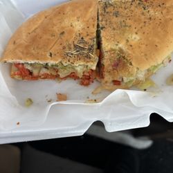 Hot Breads - Chicken sandwich, very delicious! Friendly service. I just highly recommend this place.