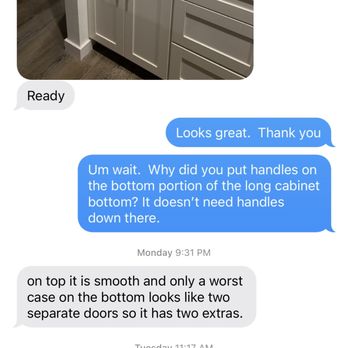 MJ Remodeling - Sends me this Friday night while I'm eating dinner. Quick glance, and then notice the pulls and his response when I ask why - General Contractors Near Me - Austin, Texas MJ Remodeling - Sends me this Friday night while I'm eating dinner. Quick glance, and then notice the pulls and his response when I ask why - General Contractors Near Me - Austin, Texas