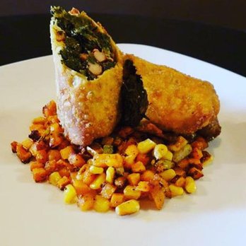 Jazz on Dargan - Collard Greens Eggroll - Tapas Bars Near Me - Florence, South Carolina Jazz on Dargan - Collard Greens Eggroll - Tapas Bars Near Me - Florence, South Carolina