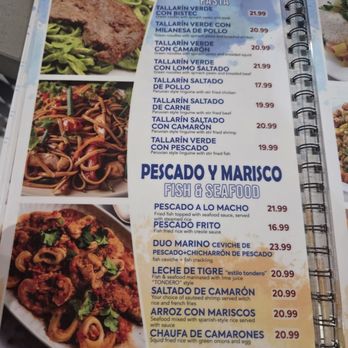 Tondero Peruvian Cuisine - Menu discription discrepancy for "Tallarín Verde Con Camaron". Says its breaded squid on noodles, but its actually shrimp. - Peruvian Near Me - Whittier, California Tondero Peruvian Cuisine - Menu discription discrepancy for "Tallarín Verde Con Camaron". Says its breaded squid on noodles, but its actually shrimp. - Peruvian Near Me - Whittier, California