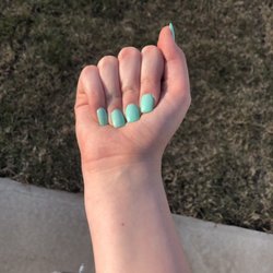 Hollywood Nails - My nails the first time