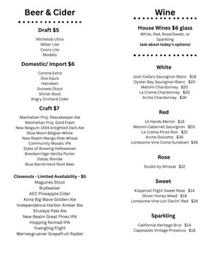 Menu photo 3 Bitters and Sweets Nocona, TX