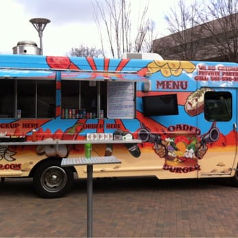 The Loaded Burger - a colorful food truck - American Near Me The Loaded Burger - a colorful food truck - American Near Me