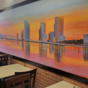 D & G Deli & Grill - Dining area mural. - Sandwiches Near Me - Jacksonville, Florida