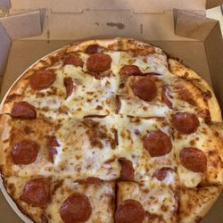 Godfather's Pizza - Medium pepperoni ($7.99) pizza