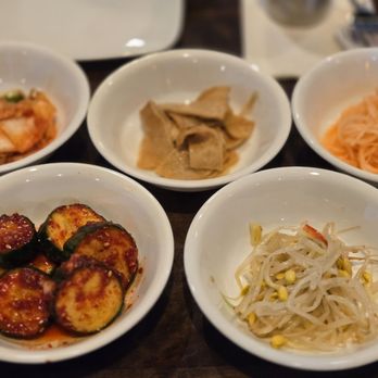 Angry Tofu Korean Cuisine - You are served several side dishes. Yummy - Korean Near Me - Wethersfield, Connecticut Angry Tofu Korean Cuisine - You are served several side dishes. Yummy - Korean Near Me - Wethersfield, Connecticut
