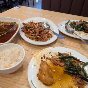 Szechuan First Restaurant - Great portions. This is what I got through. Left to right ... Boiled fish, pork and dry bean curd, string beans with chicken. Delicious. - Szechuan Near Me - Kent, Washington Szechuan First Restaurant - Great portions. This is what I got through. Left to right ... Boiled fish, pork and dry bean curd, string beans with chicken. Delicious. - Szechuan Near Me - Kent, Washington