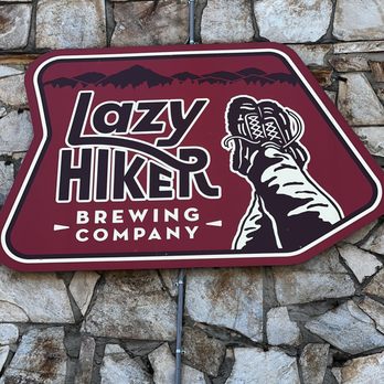 Lazy Hiker Brewing - Sign over the door - Beer Bar Near Me - Sylva, North Carolina