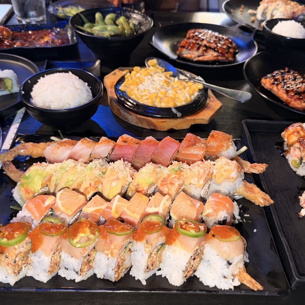 Pier 50 Sushi - Arden - Kiss Of Fire, Lemon X Salmon, corn cheese, salmon teriyaki, Baked Alaskan - Sushi Bars Near Me - Sacramento, California Pier 50 Sushi - Arden - Kiss Of Fire, Lemon X Salmon, corn cheese, salmon teriyaki, Baked Alaskan - Sushi Bars Near Me - Sacramento, California