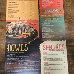 Tipsy Taco - Menu