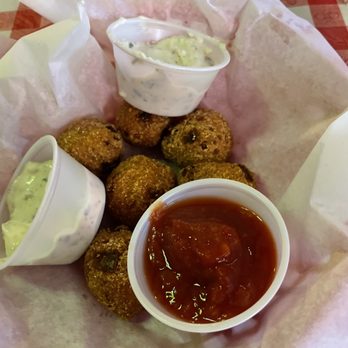 Catfish Charlie's - Jalapeno hush puppies - Seafood Near Me - Corpus Christi, Texas Catfish Charlie's - Jalapeno hush puppies - Seafood Near Me - Corpus Christi, Texas