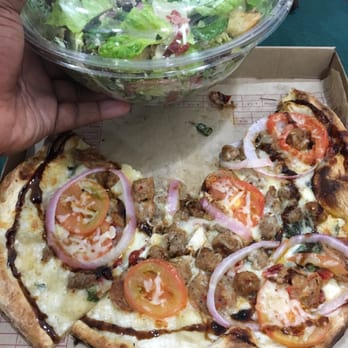 MOD Pizza - Mega Salad and my creation topped with balsamic fig sauce yummy! - Pizza Near Me - Lynnwood, Washington MOD Pizza - Mega Salad and my creation topped with balsamic fig sauce yummy! - Pizza Near Me - Lynnwood, Washington