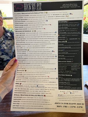 Menu photo 1 The Original Hick'ry Pit Walnut Creek, CA Menu photo 1 The Original Hick'ry Pit Walnut Creek, CA