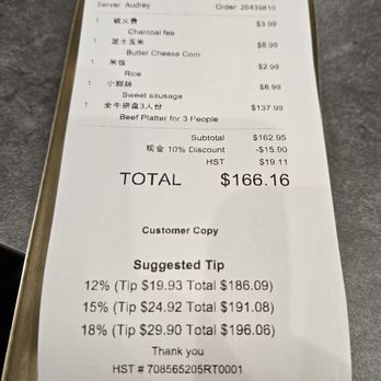 Meataa Seven Charcoal BBQ - 10% cash discount. Not bad. - Barbeque Near Me - North York, Ontario Meataa Seven Charcoal BBQ - 10% cash discount. Not bad. - Barbeque Near Me - North York, Ontario
