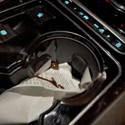 McDonald's - The mess in the cupholder