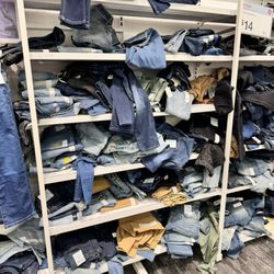 Target - Clothes thrown everywhere.