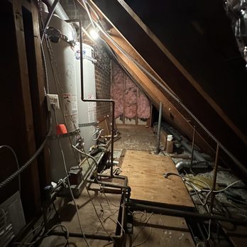 All Ways Plumbing - Old heaters in tight space - Plumbing Near Me