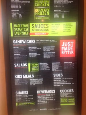 Menu photo 2 PDQ Chicken Brandon, FL