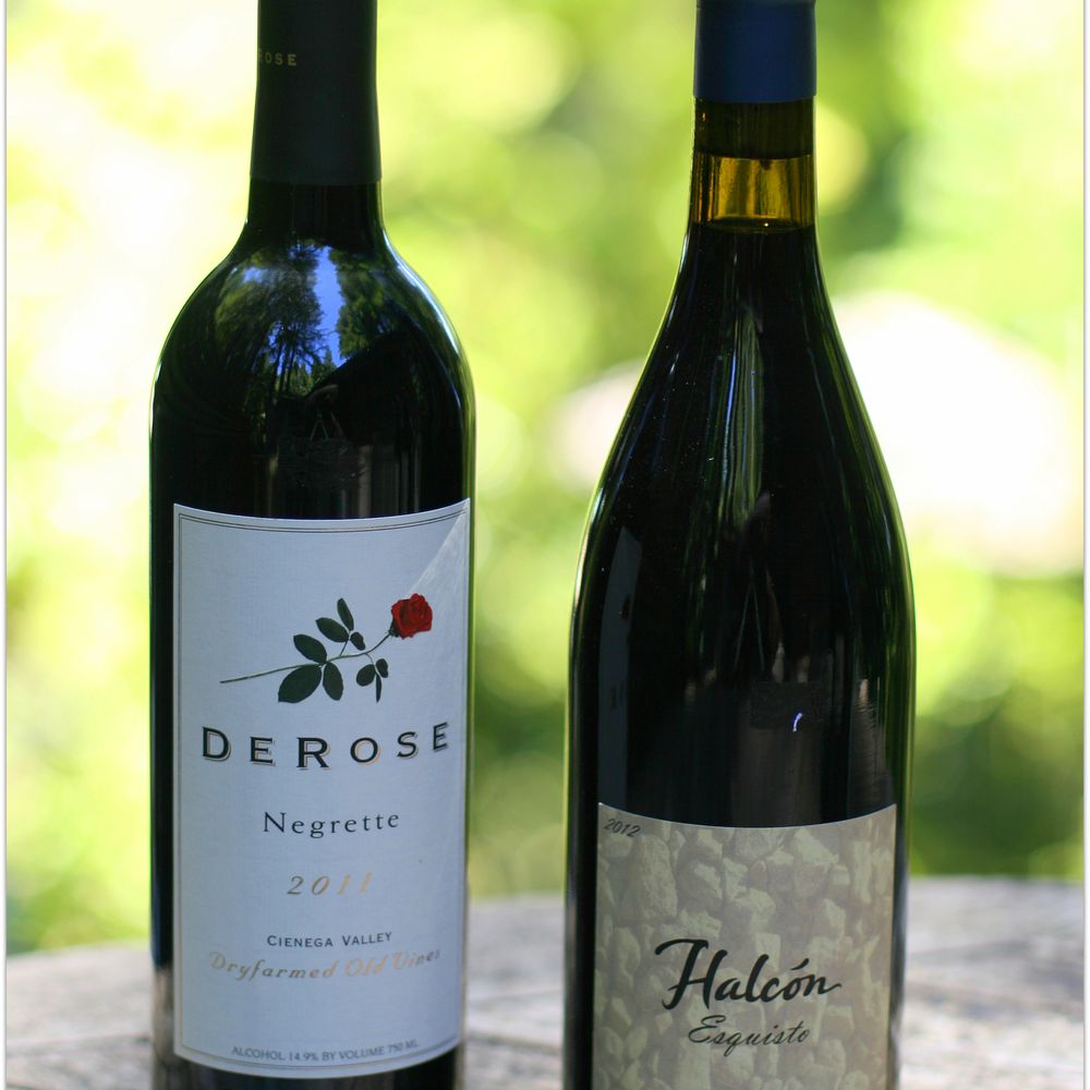 Roberts Market - Cienega Valley & Yorkville Highlands: 2011 DeRose Negrette & 2012 Halcón GSM blend "Esquisito." - Grocery Near Me - Woodside, California Roberts Market - Cienega Valley & Yorkville Highlands: 2011 DeRose Negrette & 2012 Halcón GSM blend "Esquisito." - Grocery Near Me - Woodside, California