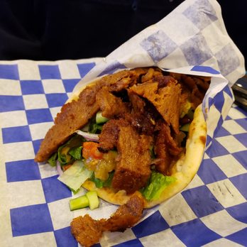 Athenian Fresh Grill - My customized pita wrap (see review for fillings) - Greek Near Me - North Arlington, New Jersey
