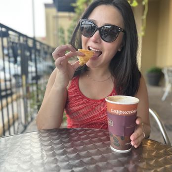 Baklovah Bakery - Enjoying my cream filled Warbat - Desserts Near Me - San Antonio, Texas