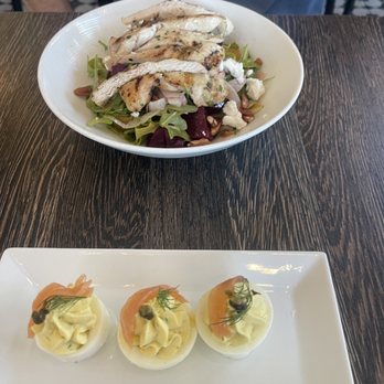 Crescent Bistro - Beet Salad Deviled Eggs - New American Near Me - Pleasant Hill, California Crescent Bistro - Beet Salad Deviled Eggs - New American Near Me - Pleasant Hill, California