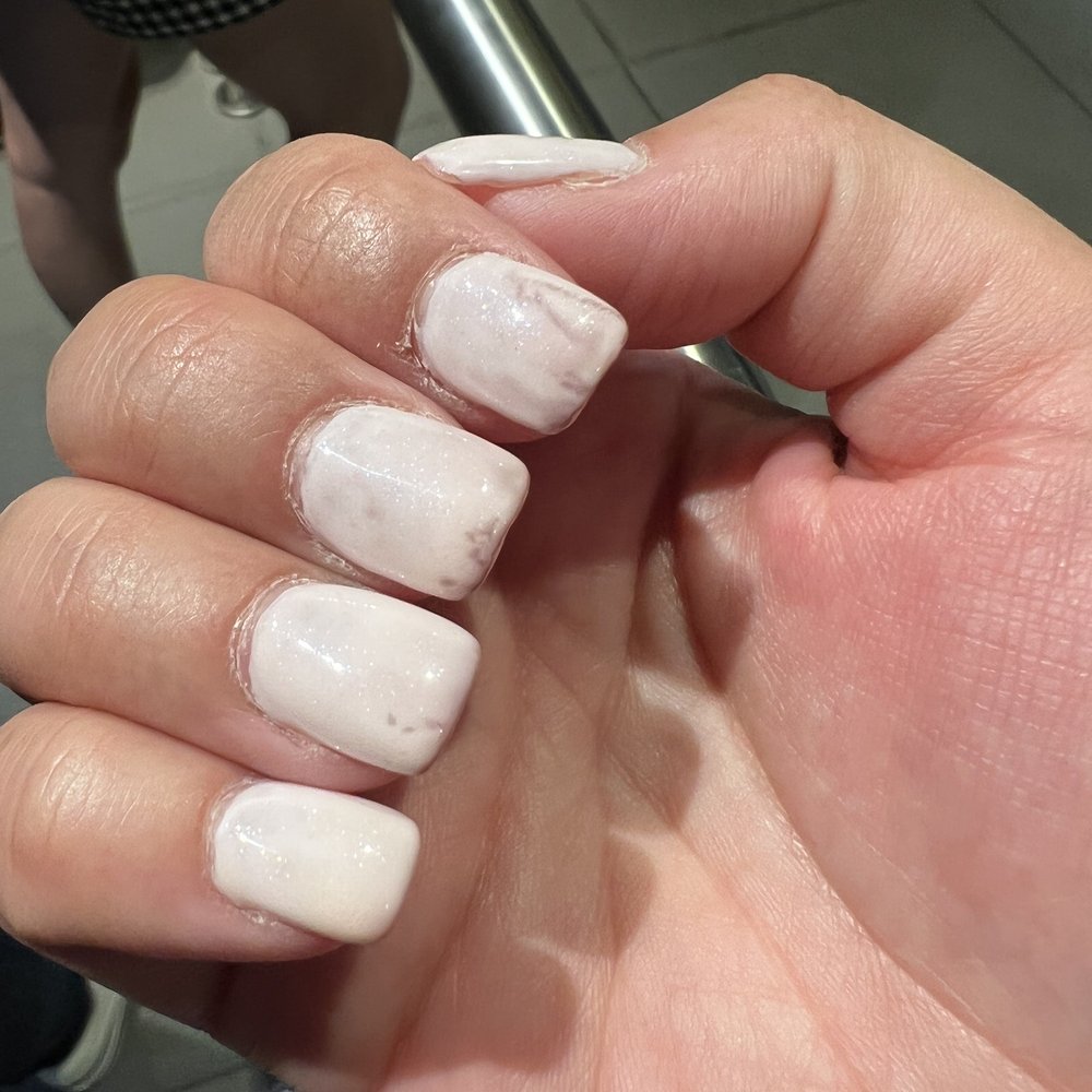 Bella Nails - These were discolorations that would not get washed off - Nail Salons Near Me - San Mateo, California