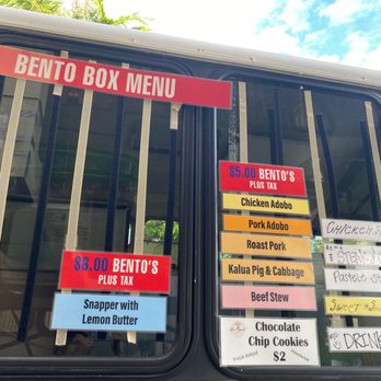 $5 Bento Box - Menu - Food Trucks Near Me - Honolulu, Hawaii