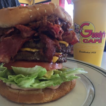 Goody's Cafe - Heart attack burger - Burgers Near Me - Thousand Palms, California