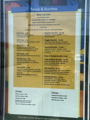 Menu photo 1 La Palapa Fort Bragg, CA