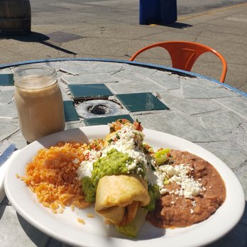 Taqueria Talavera - Beef Chimichanga and Horchata - Mexican Near Me - Berkeley, California Taqueria Talavera - Beef Chimichanga and Horchata - Mexican Near Me - Berkeley, California