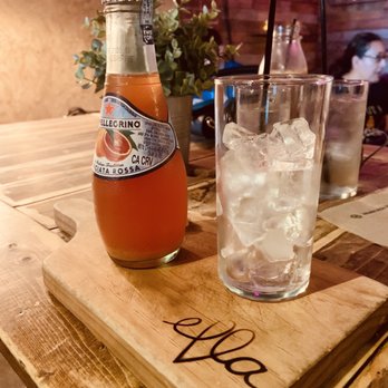 Ella Cafe - I wasn't in the mood for coffee and was pleasantly surprised to see a grapefruit Pellegrino. Which easily quenched my thirst - Coffee & Tea Near Me - Plantation, Florida