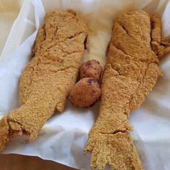 Sam's Southern Eatery - Nice size fried whole catfish - Southern Near Me - Bossier City, Louisiana