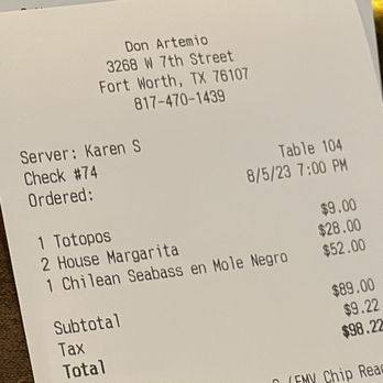 Don Artemio - My night... - Mexican Near Me - Fort Worth, Texas Don Artemio - My night... - Mexican Near Me - Fort Worth, Texas