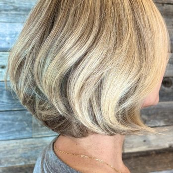 Downtown Refinery Salon - Soft, full graduated bob haircut by Amber - Hair Salons Near Me - Boulder, Colorado