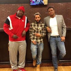 Upscale Ave - Jets & Redskins in the building! Jets own Jarvis Jenkins always showing love!!