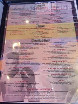 Menu photo 6 Augie's Sports Grill Goodyear, AZ