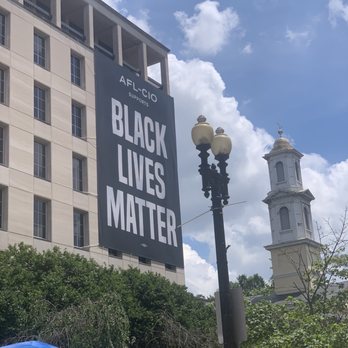 Black Lives Matter Plaza - Juneteenth 2020 Celebrating #BLM - Public Art Near Me - Washington, DC, District of Columbia