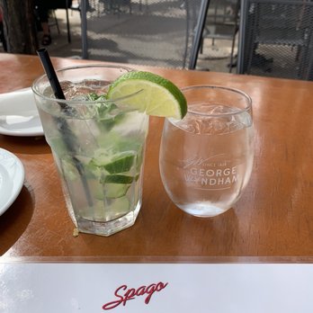 Spago Trattoria E Pizzeria - Refreshing (not sweet) Cucumber drink. - Italian Near Me - Windsor, Ontario Spago Trattoria E Pizzeria - Refreshing (not sweet) Cucumber drink. - Italian Near Me - Windsor, Ontario