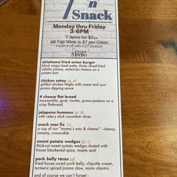 Happy Hour Menu Happy Hour Menu