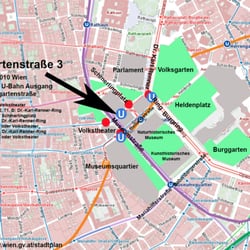Univ. Prof. Dr Fahmy Aboulenein-Djamshidian - Der Lageplan - modifiziert aus www.wien.gv.at/stadtplan