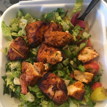 Aleppo Grill - Grilled chicken salad - Middle Eastern Near Me - Burbank, California