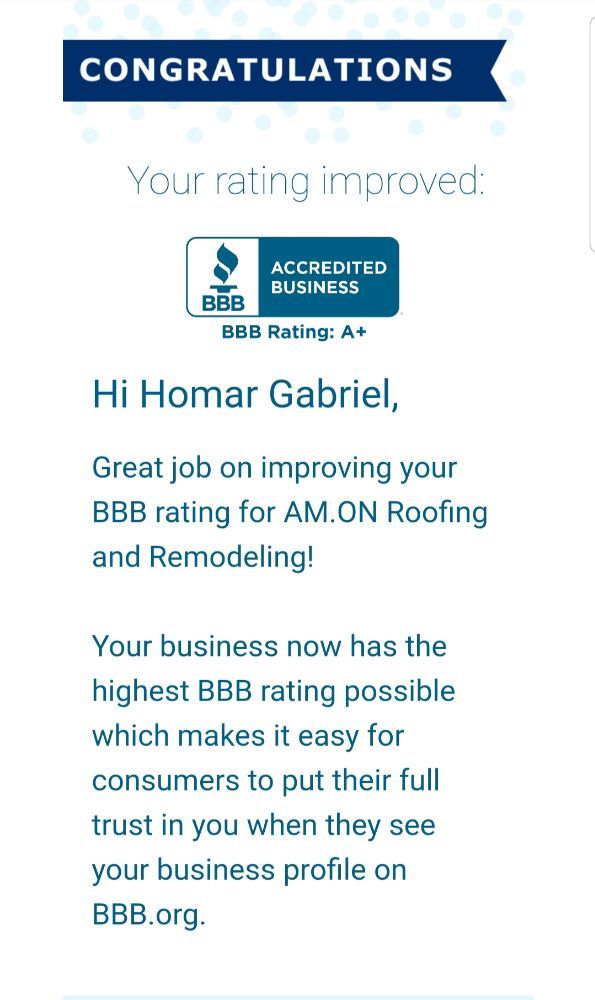 Slide of AM.ON Roofing And Remodeling