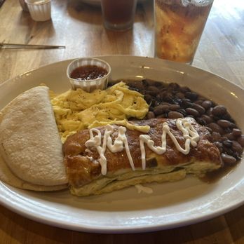 Nye Beach Cafe - April's Chile Relleno plate - Cafes Near Me - Newport, Oregon
